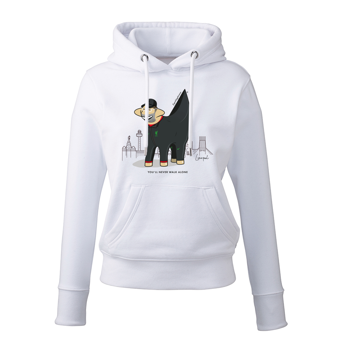 DELUXE ORGANIC HOODIE (ADULT LADIES )